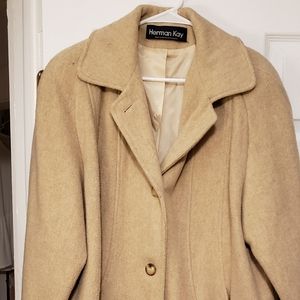 Tan trench coat